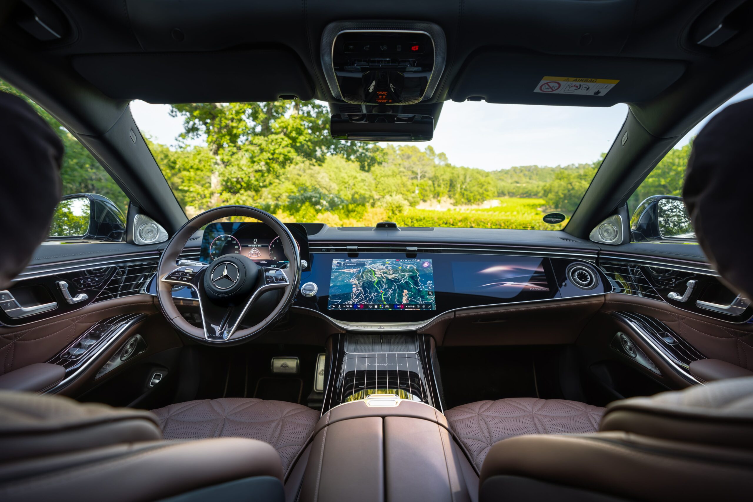 View Interior Photos of the 2027 Mercedes-Maybach S580