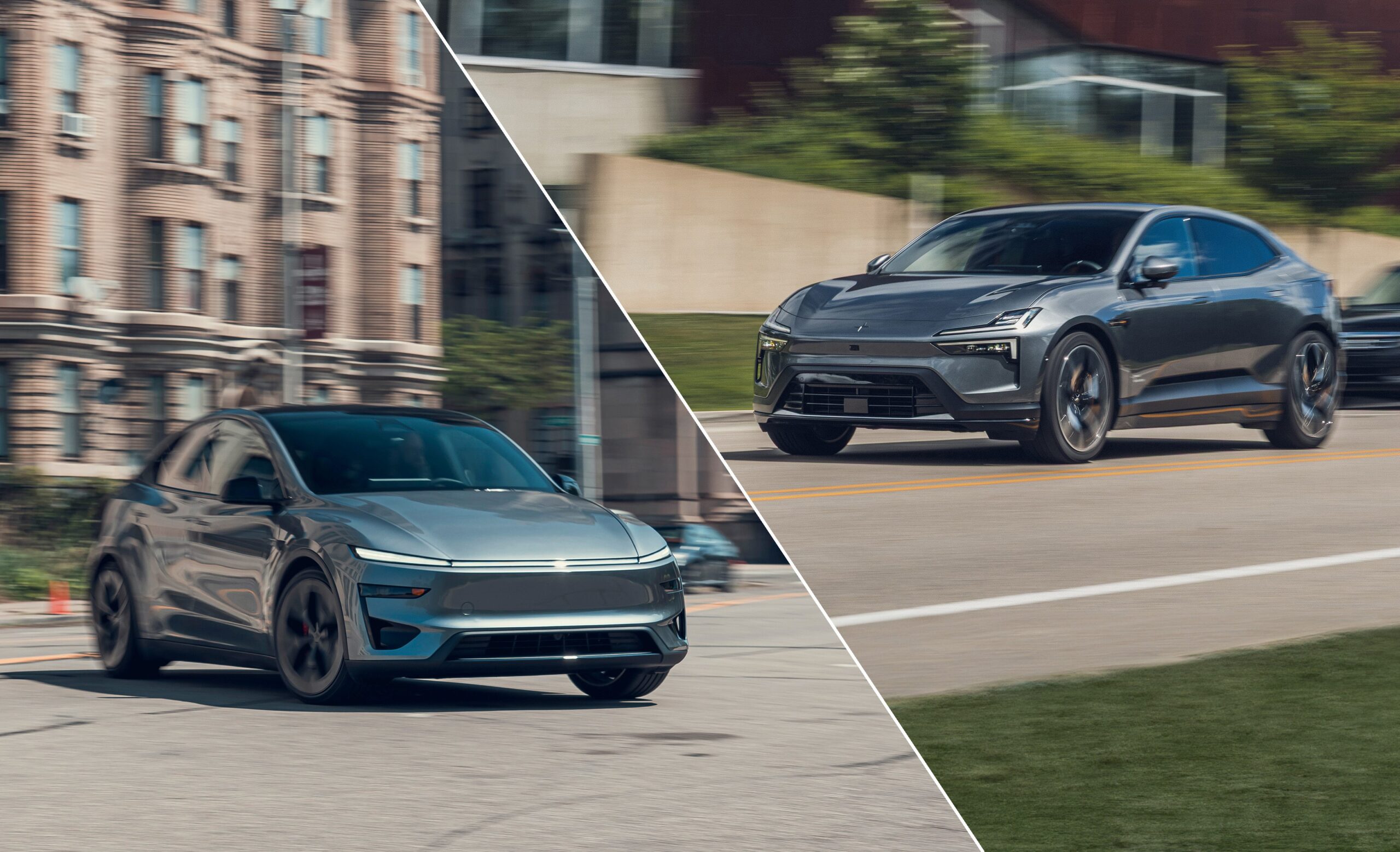 Comparison Test: Tesla Model Y Performance vs. Polestar 4 Dual Motor Performance Plus