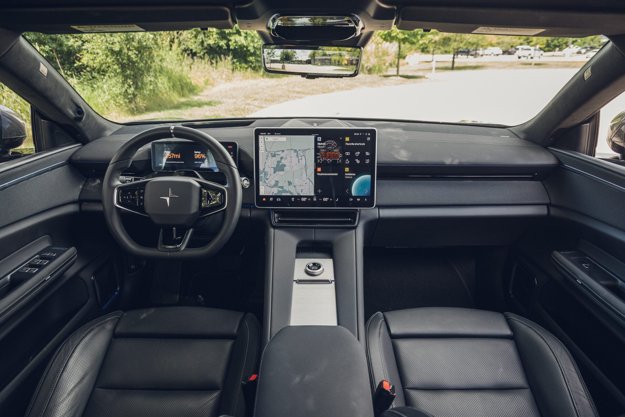 View Interior Photos of the 2026 Polestar 4 Dual Motor Performance Plus
