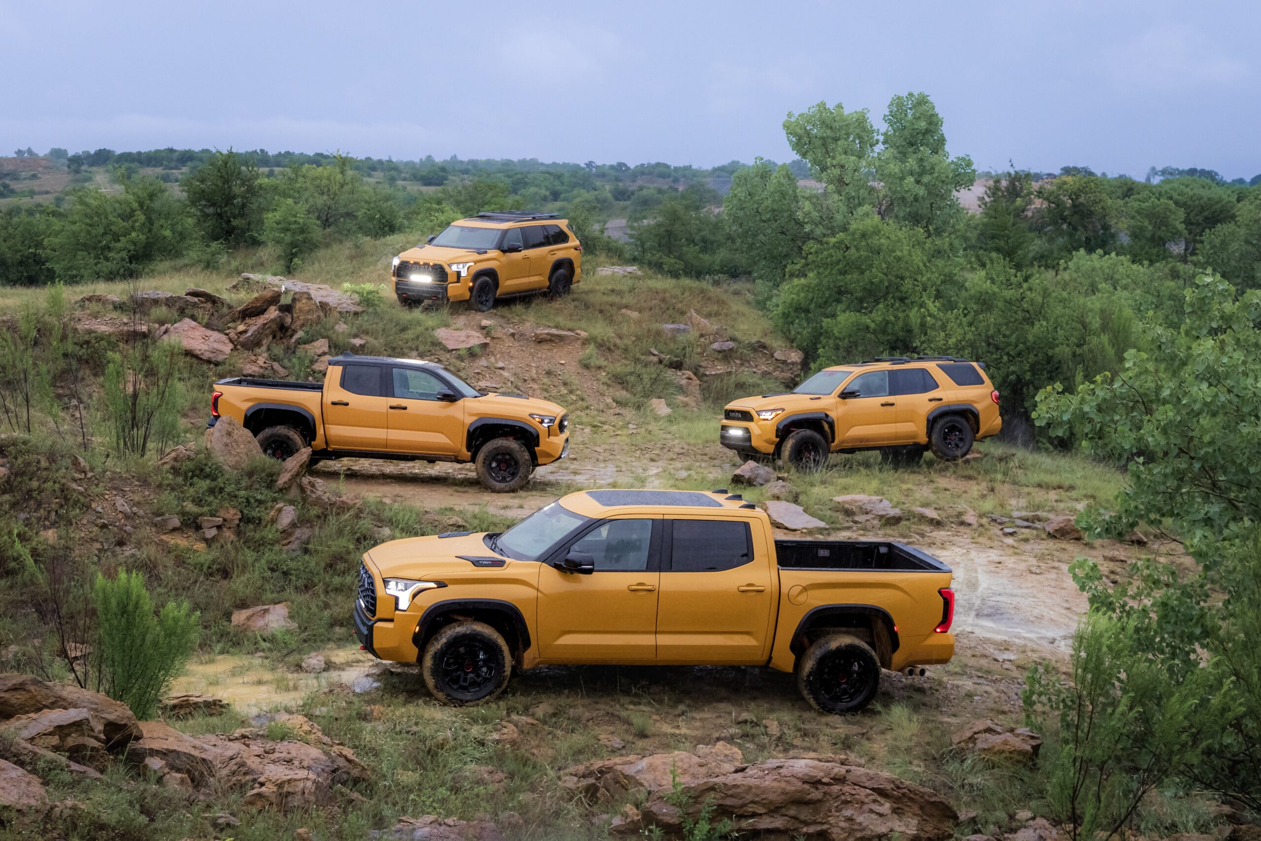 Toyota’s 2027 TRD Pro Lineup Offers Sweet New Honey-Colored Paint