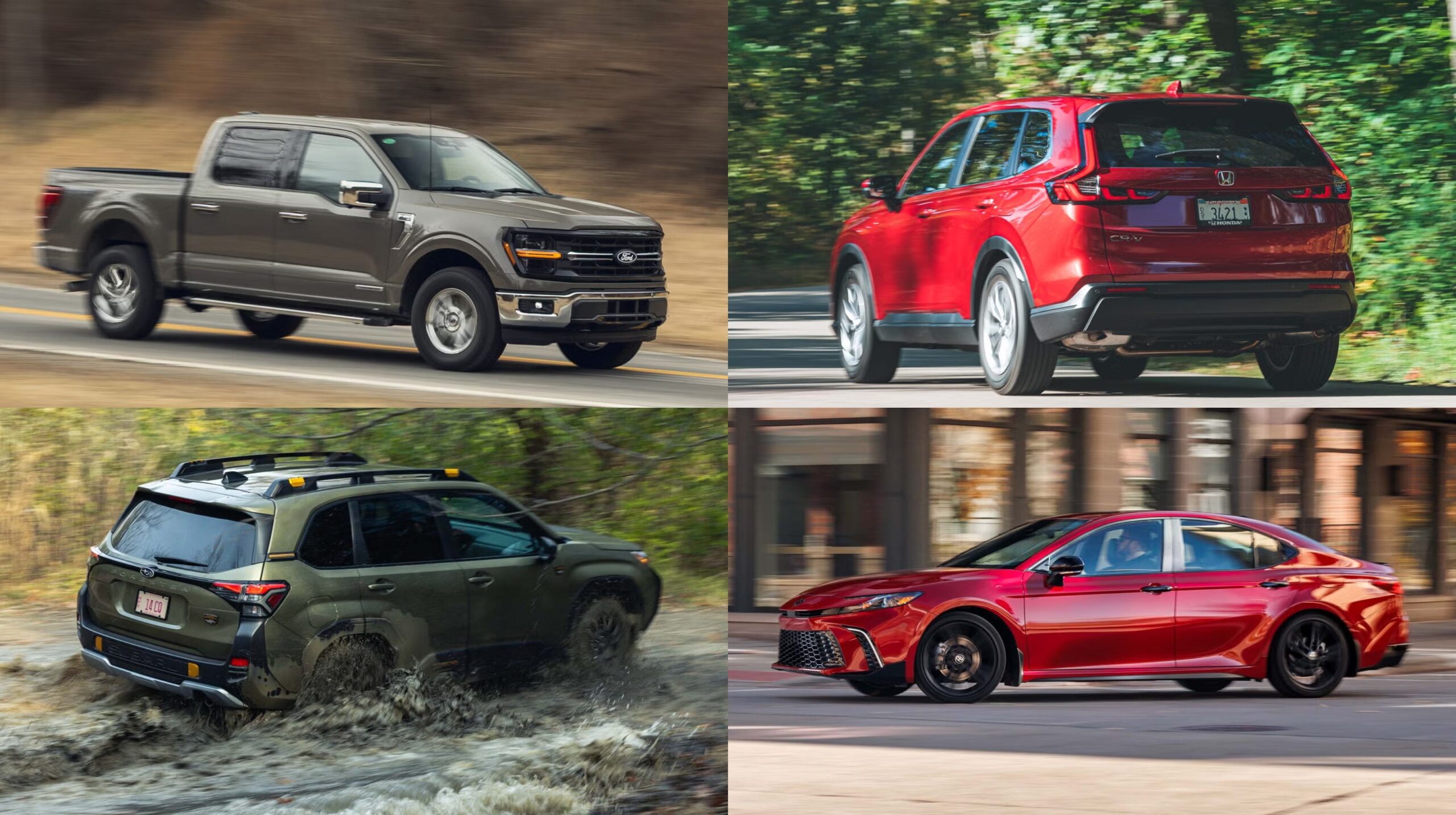 The 25 Bestselling Cars, Trucks, and SUVs of 2026
