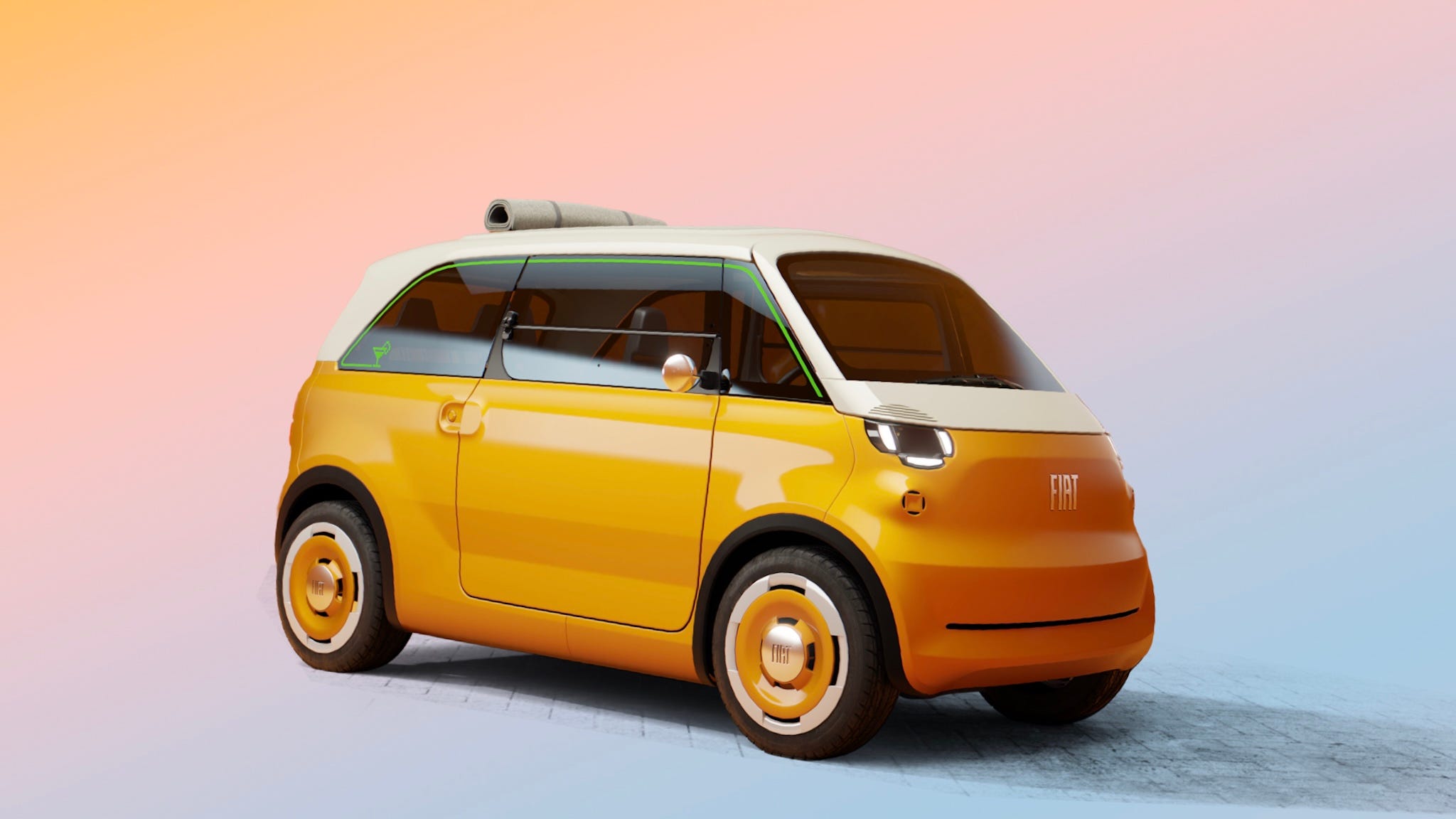 Fiat Shows Cute Multiplina Concept as Topolino Arrives Stateside