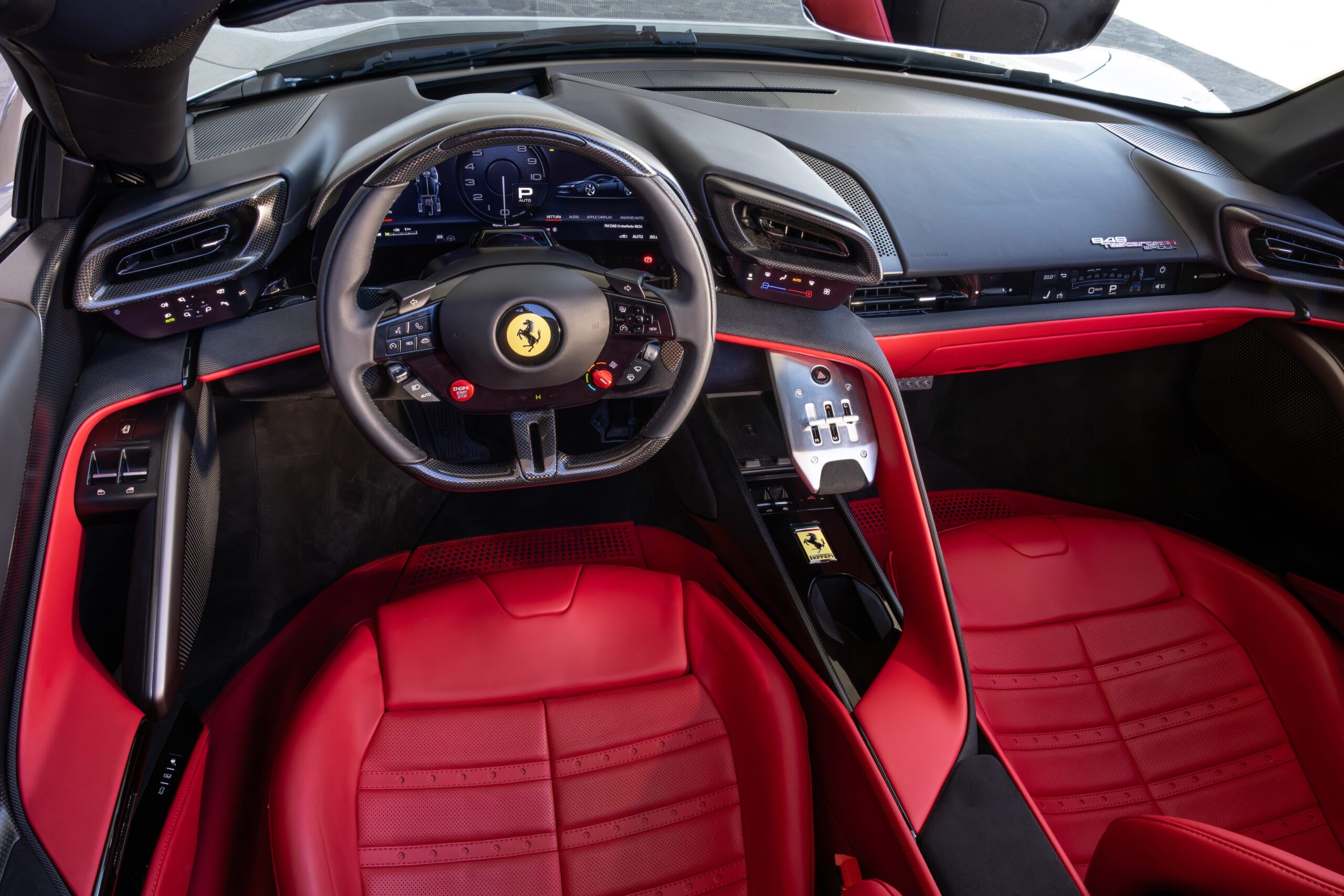 View Interior Photos of the 2027 Ferrari 849 Testarossa Spider