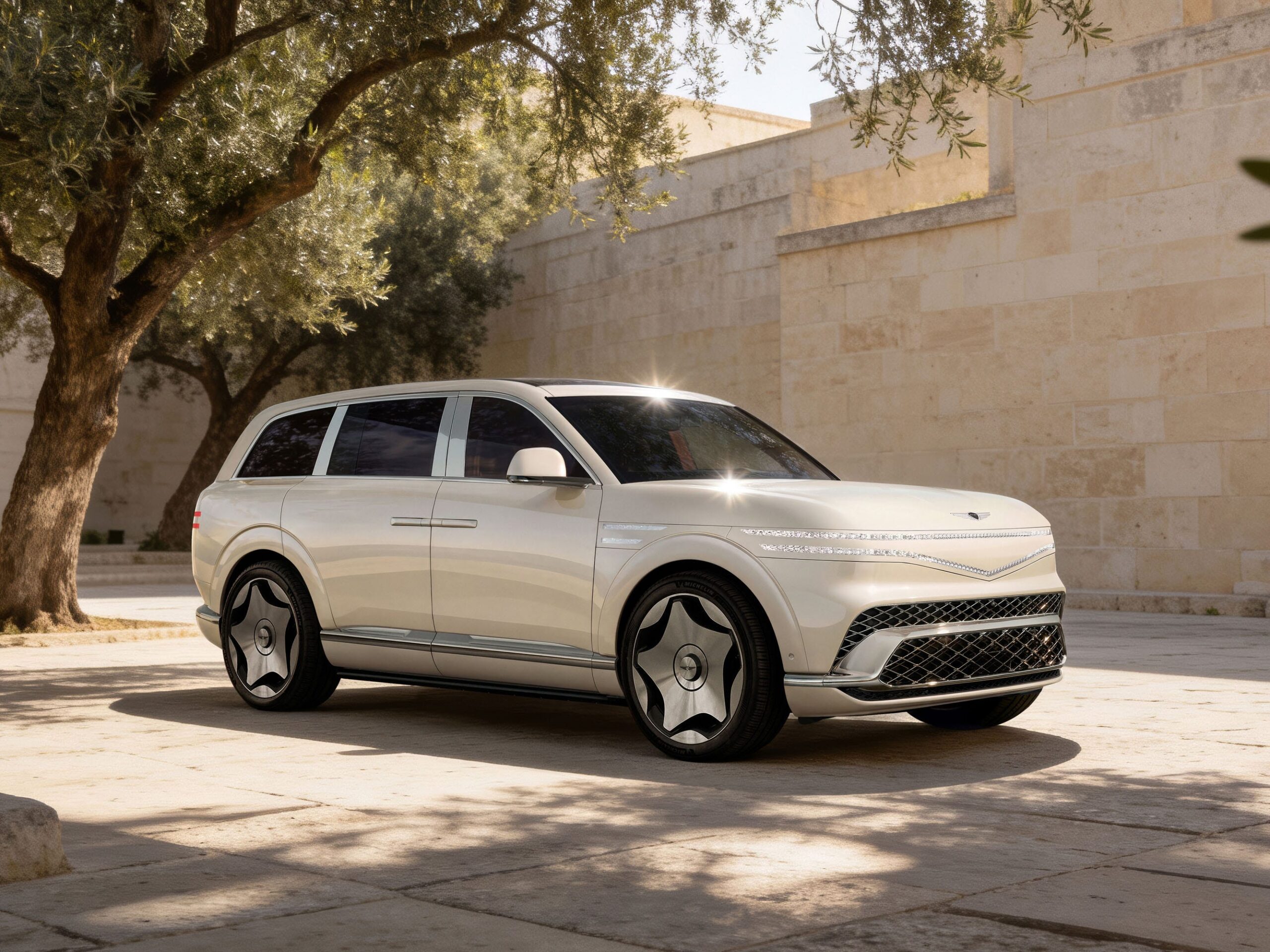 2028 Genesis GV90 Is a True Flagship with Coach Doors and a Crazy Interior