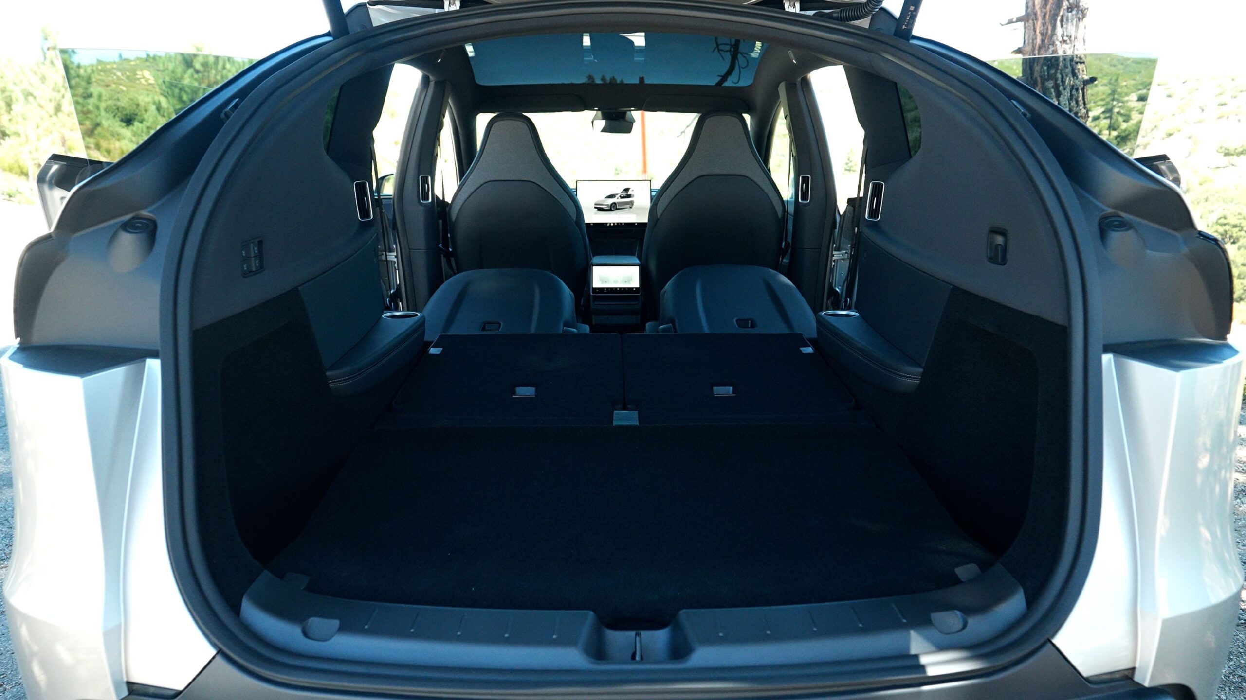 View Interior Photos of the 2027 Tesla Model Y L