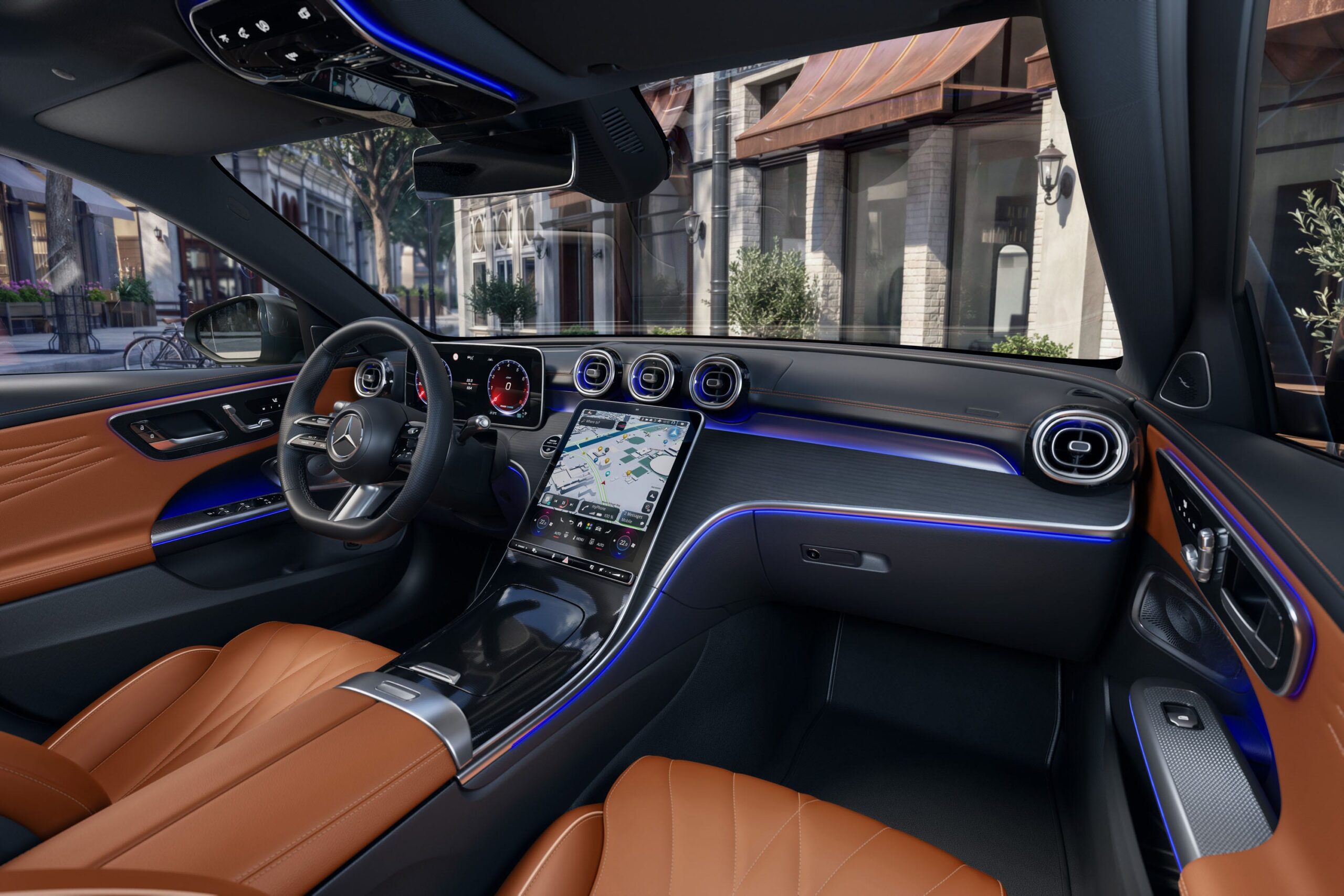 View Interior Photos of the 2027 Mercedes-Benz C-Class