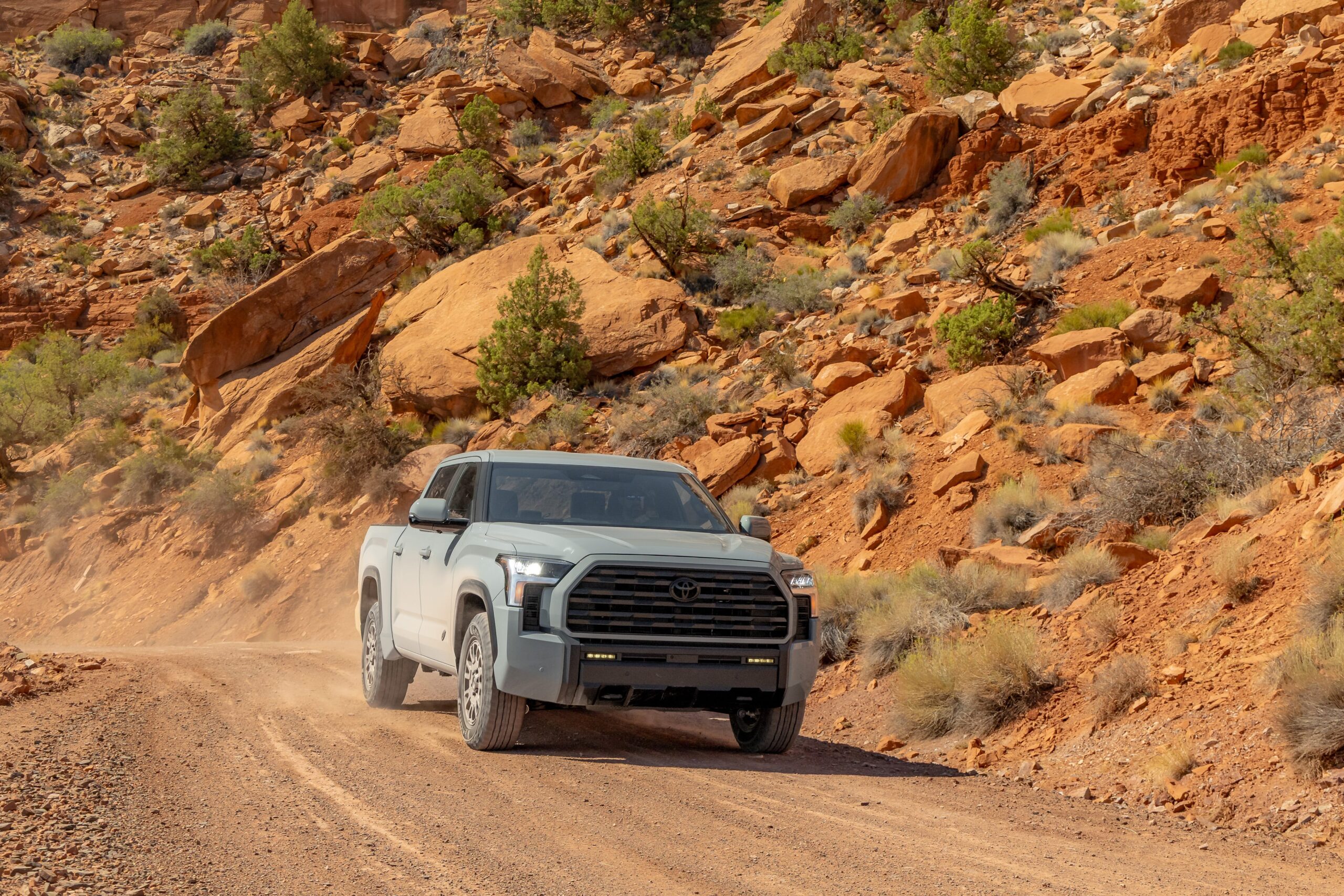 View Exterior Photos of the 2027 Toyota Tundra Trailhunter Prototype