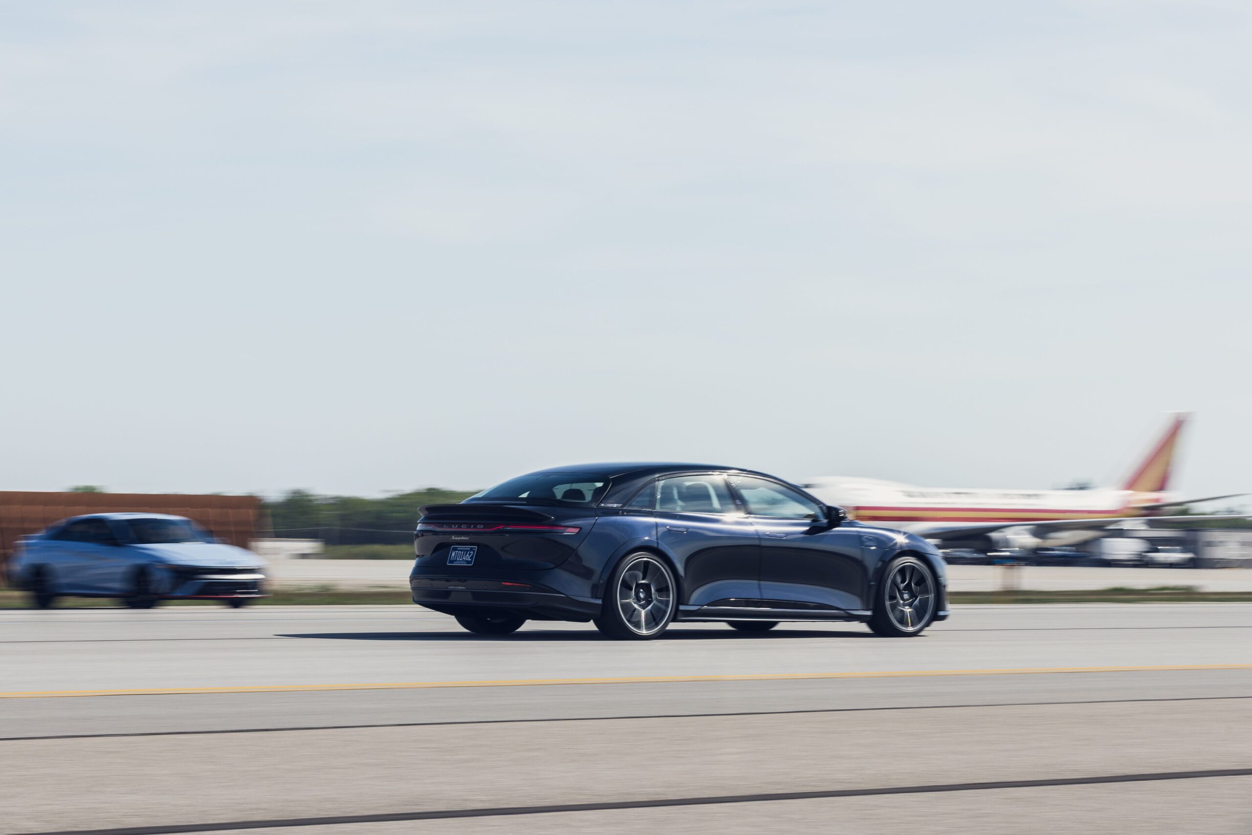 Lucid Air Sapphire at the 0–150–0-MPH Speed Test 2026