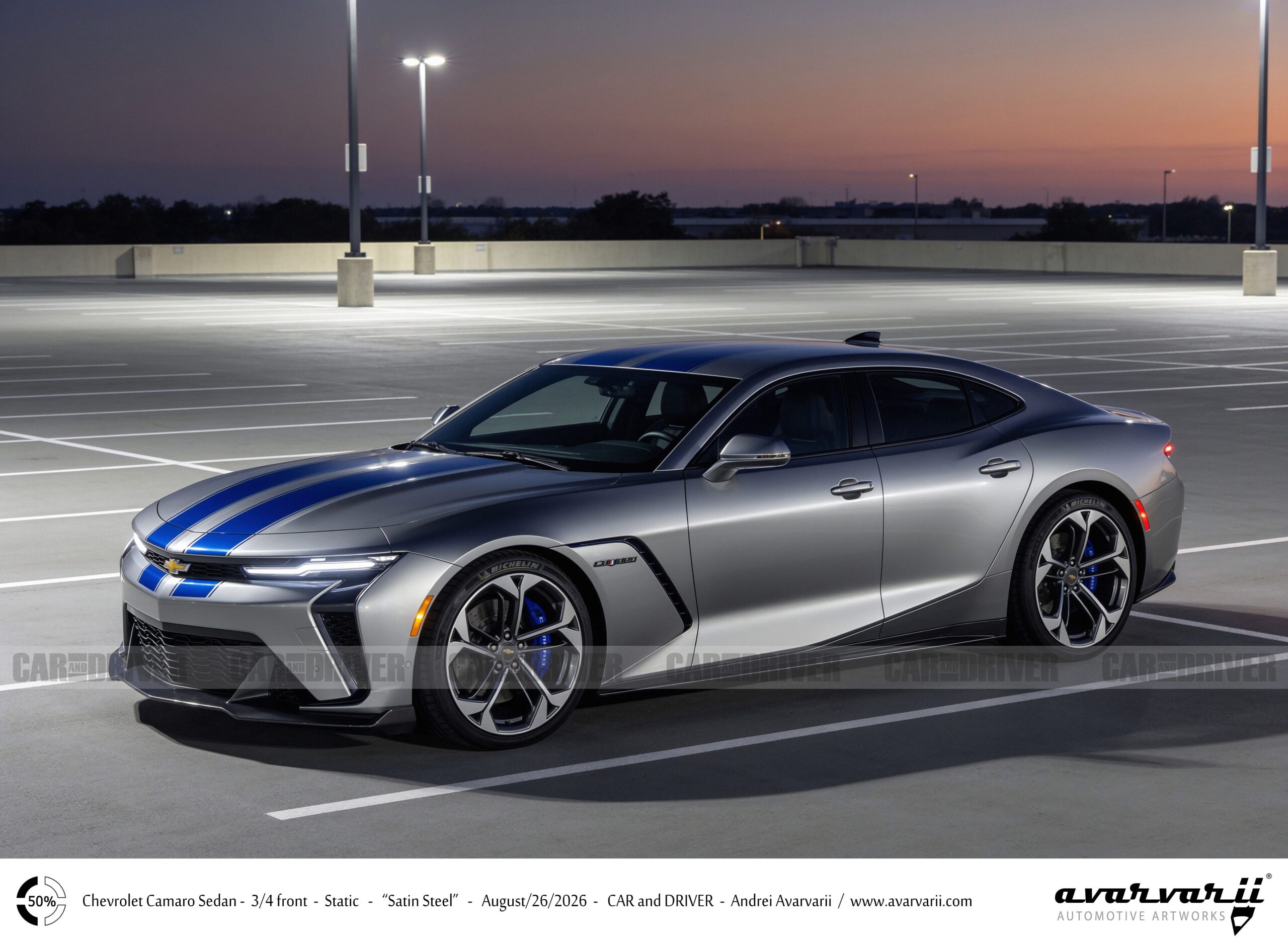 2029 Chevrolet Camaro Sedan Is a New V-8 Muscle Car Worth Waiting For