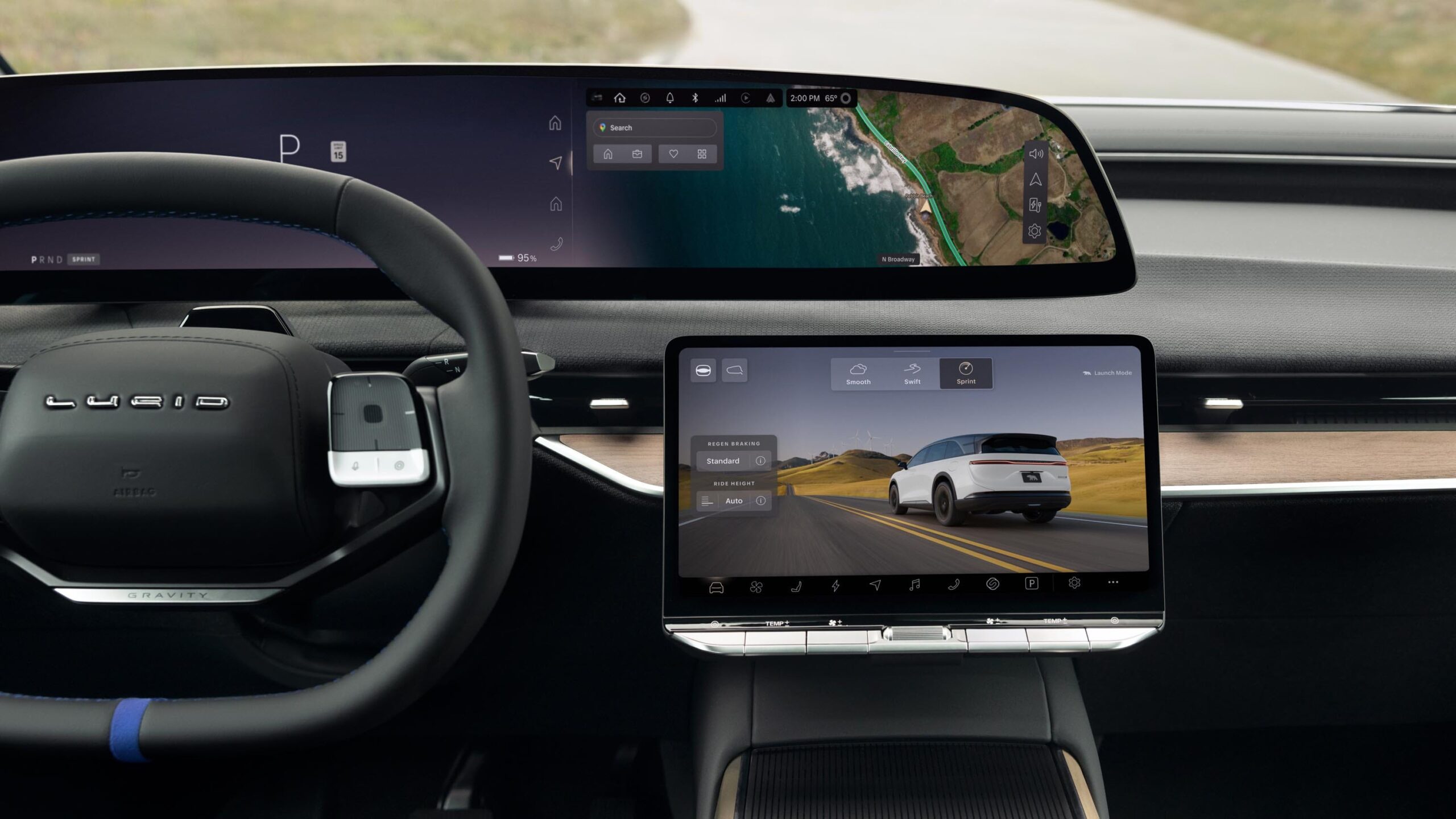 View Interior Photos of the 2027 Lucid Gravity GT-S