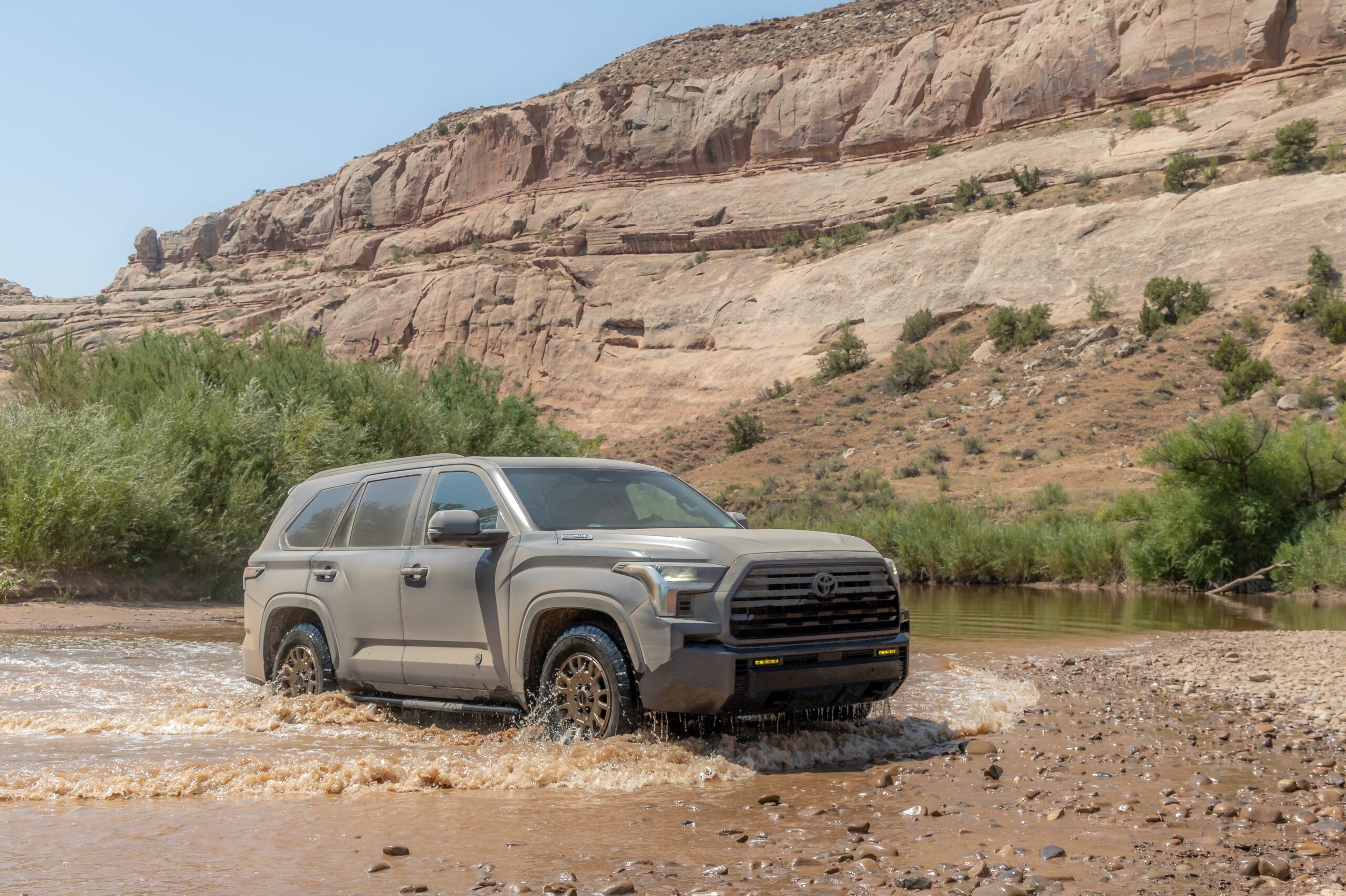 View Exterior Photos of the 2027 Toyota Sequoia Trailhunter Prototype