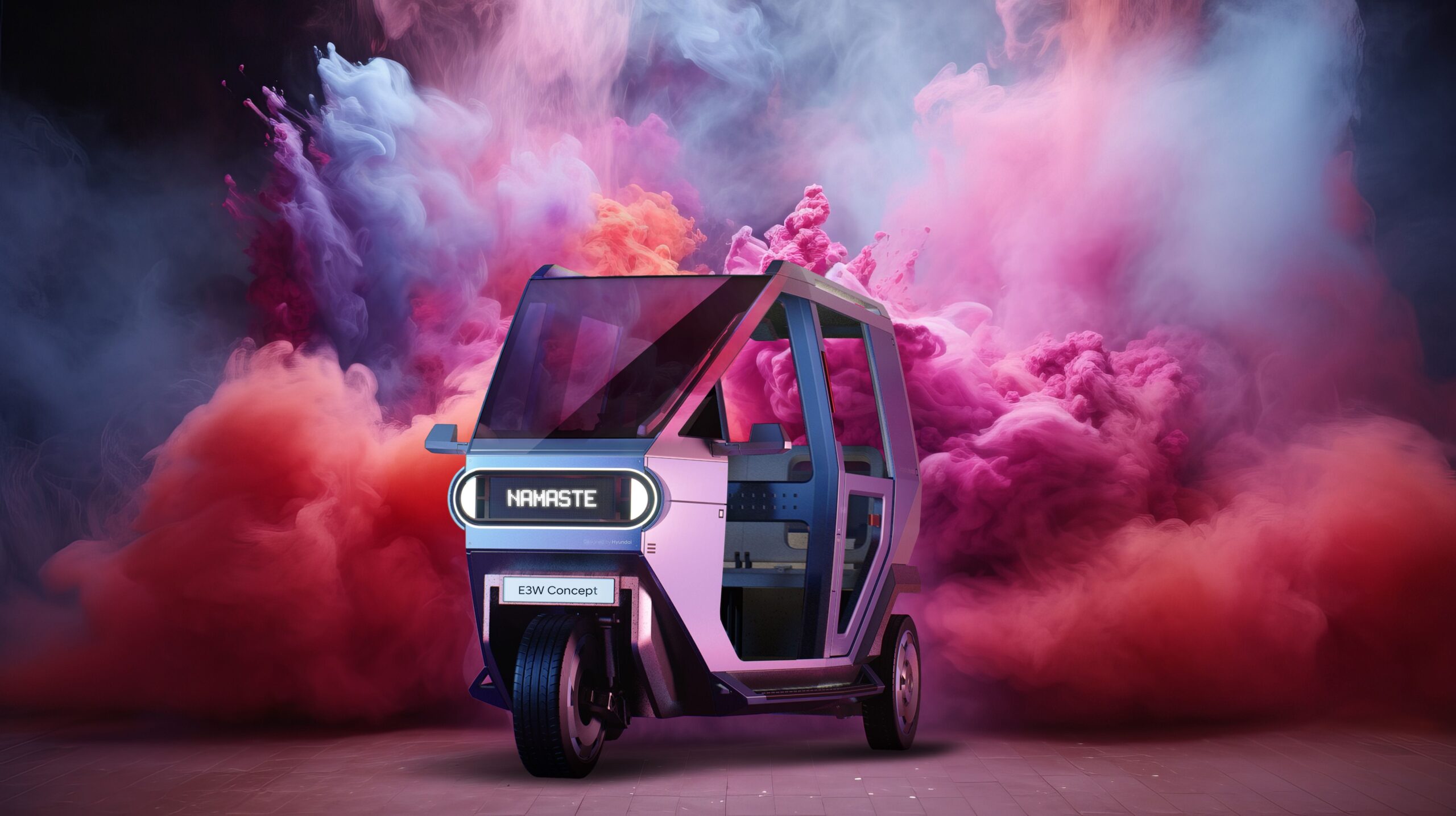 Hyundai’s New Workhorse Is This Futuristic Three-Wheeled Cutie
