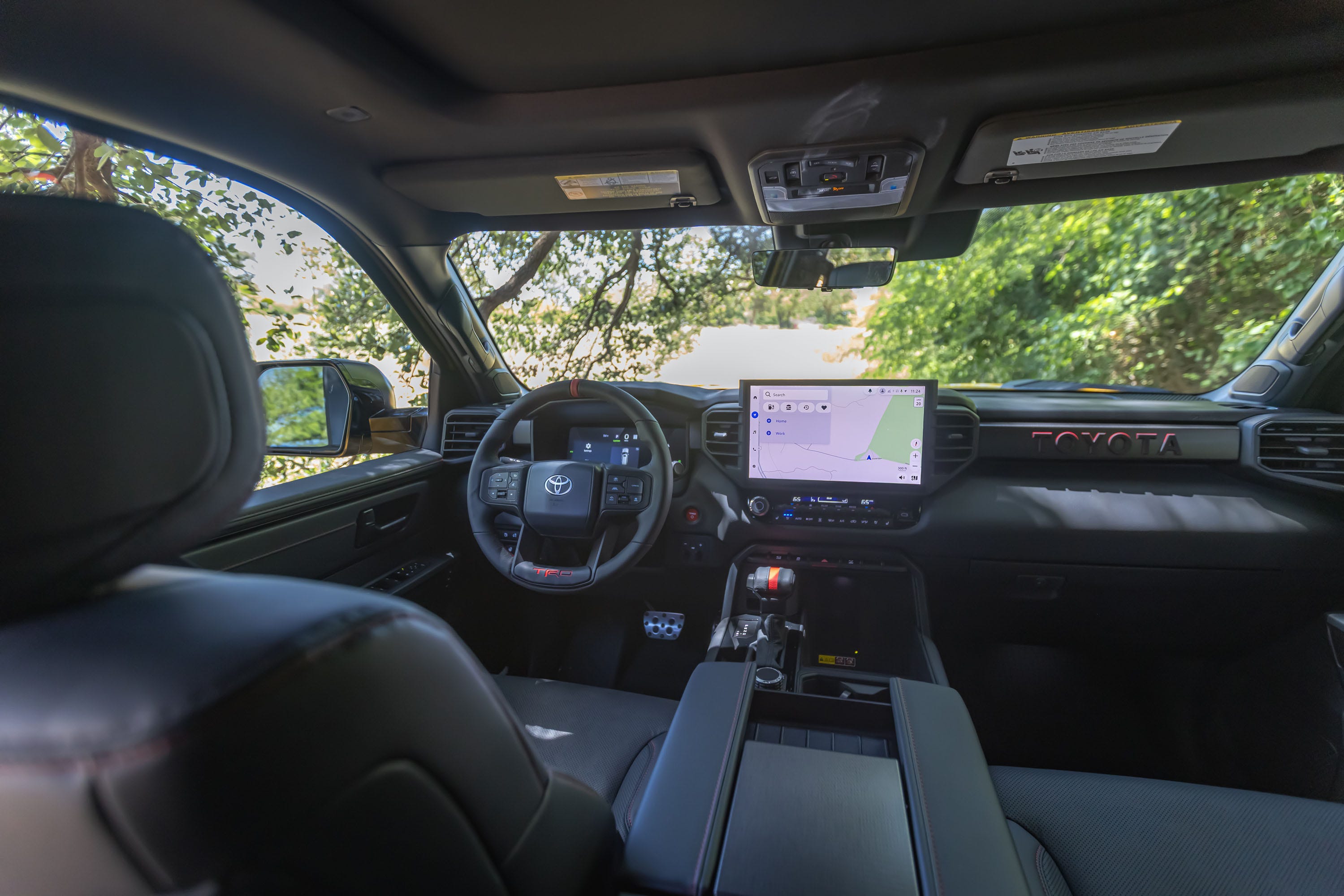 View Interior Photos of the 2027 Toyota Tundra Hybrid TRD Pro