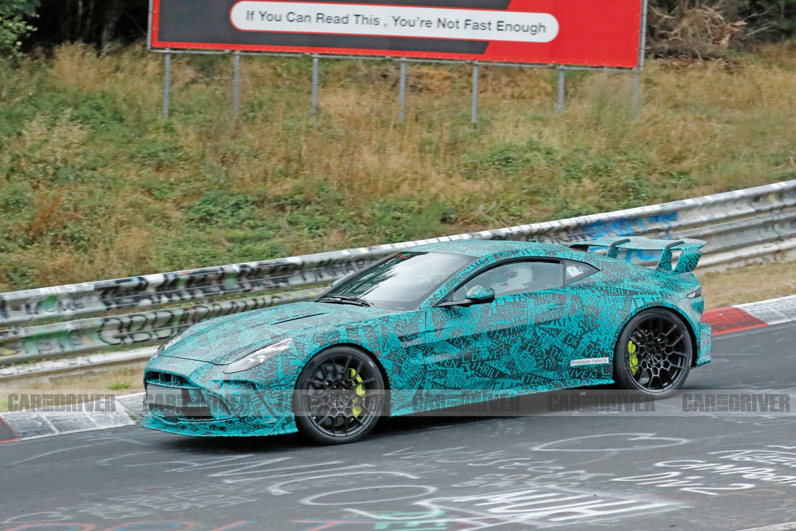 Aston Martin Vantage RS Spied Testing at the ‘Ring with Aggro Aero