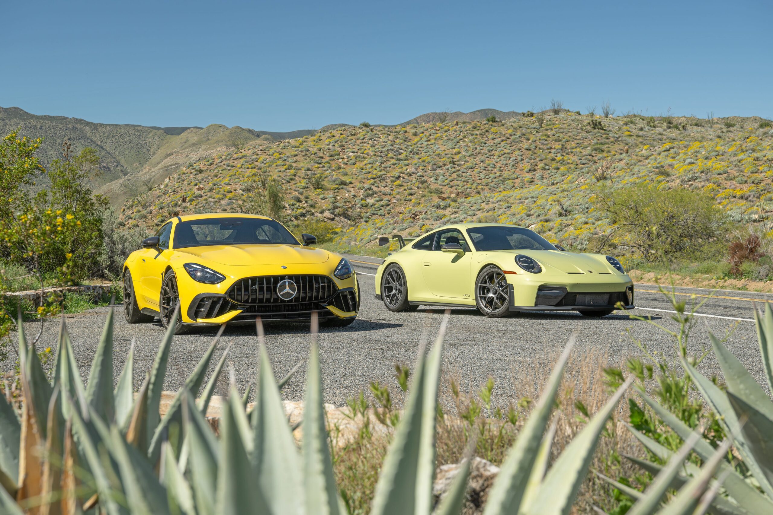 Attack of the Killer Gees: Porsche 911 GT3 vs. Mercedes-AMG GT63 Pro
