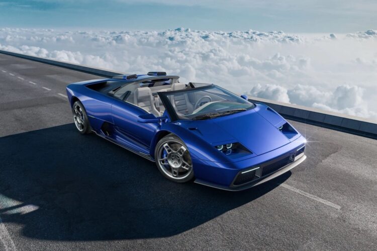 Eccentrica V12 Roadster Makes the Diablo Restomod Roofless