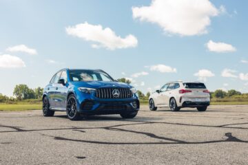 View Photos of the 2026 BMW X3 vs. 2027 Mercedes-AMG GLC53