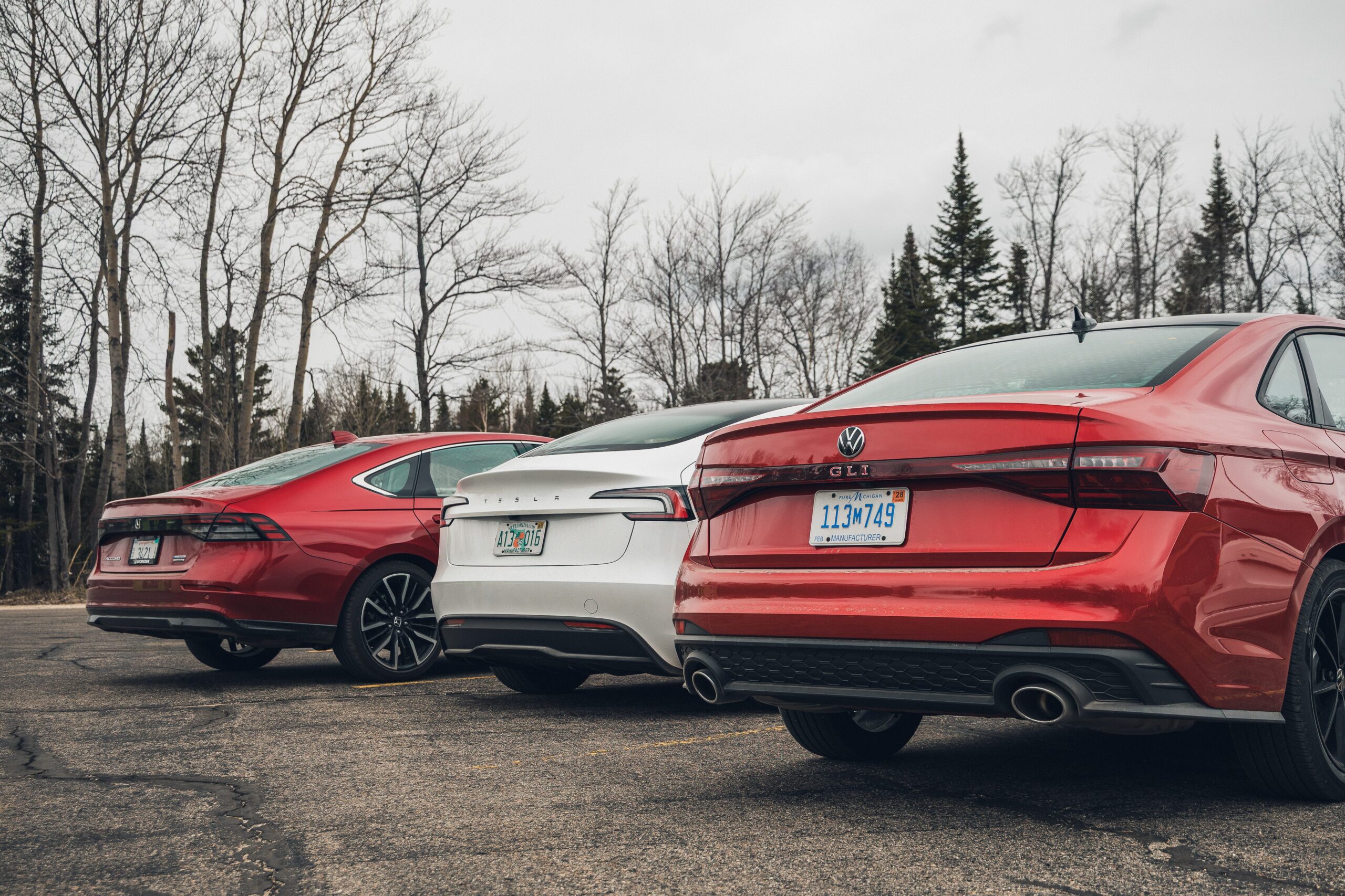 View Photos of the EV vs. Hybrid vs. Gas Vehicle Test