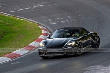 2027 Porsche 718 EV Spied Testing with Nearly No Camouflage