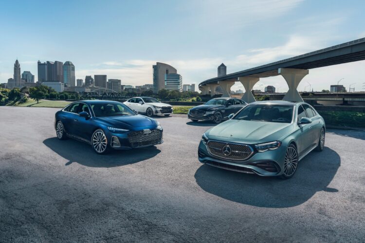 Audi A6, BMW 540i, Genesis G80, and Mercedes-Benz E450: Four Aspirational Four-Doors Comparison Test