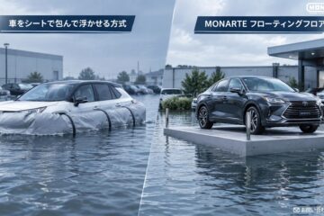 Japan’s Floating Parking Spot Keeps Cars Safe from Floodwaters