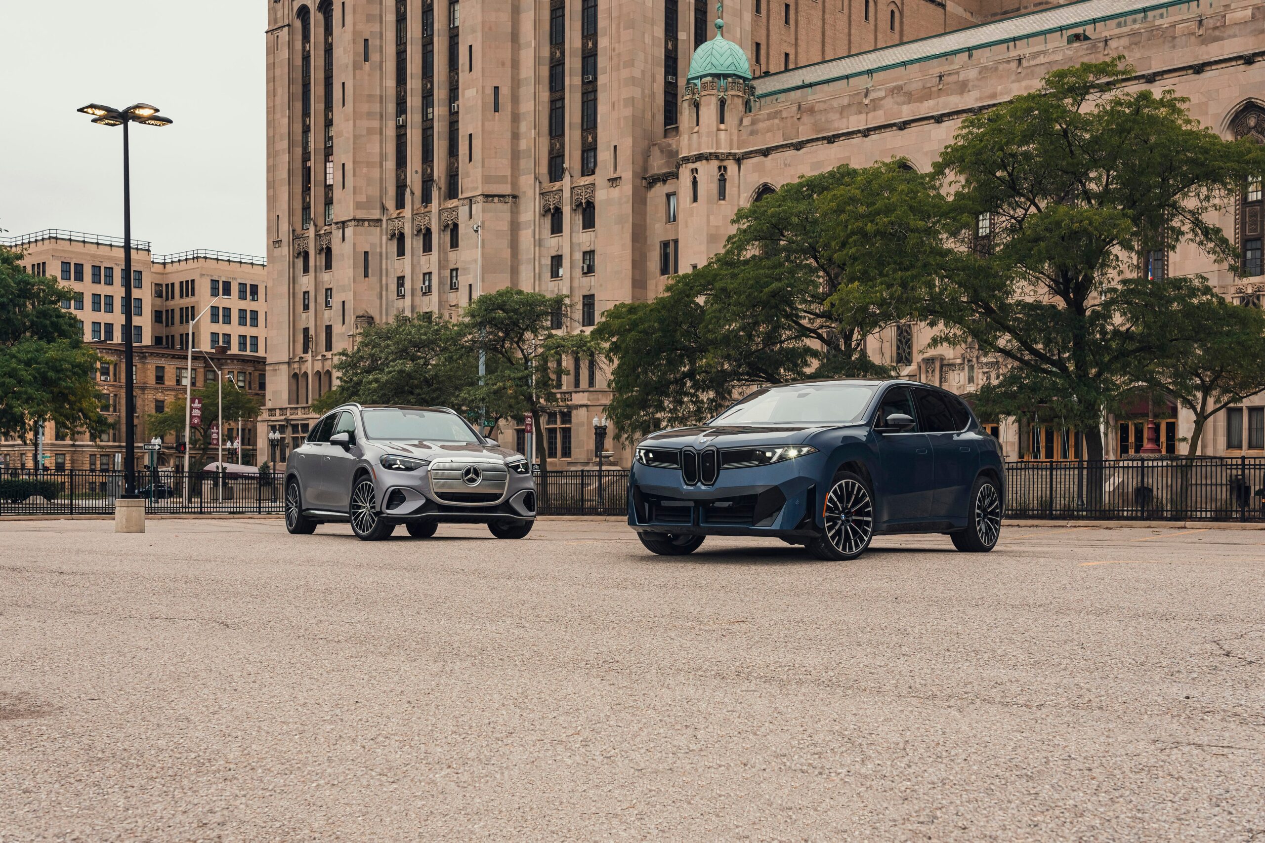 Comparison Test: 2027 BMW iX3 vs. Mercedes-Benz GLC400