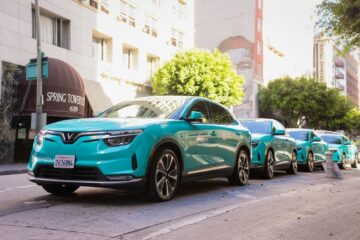 L.A.’s Newest Ride-Hailing Service Consists of 500 VinFast EVs