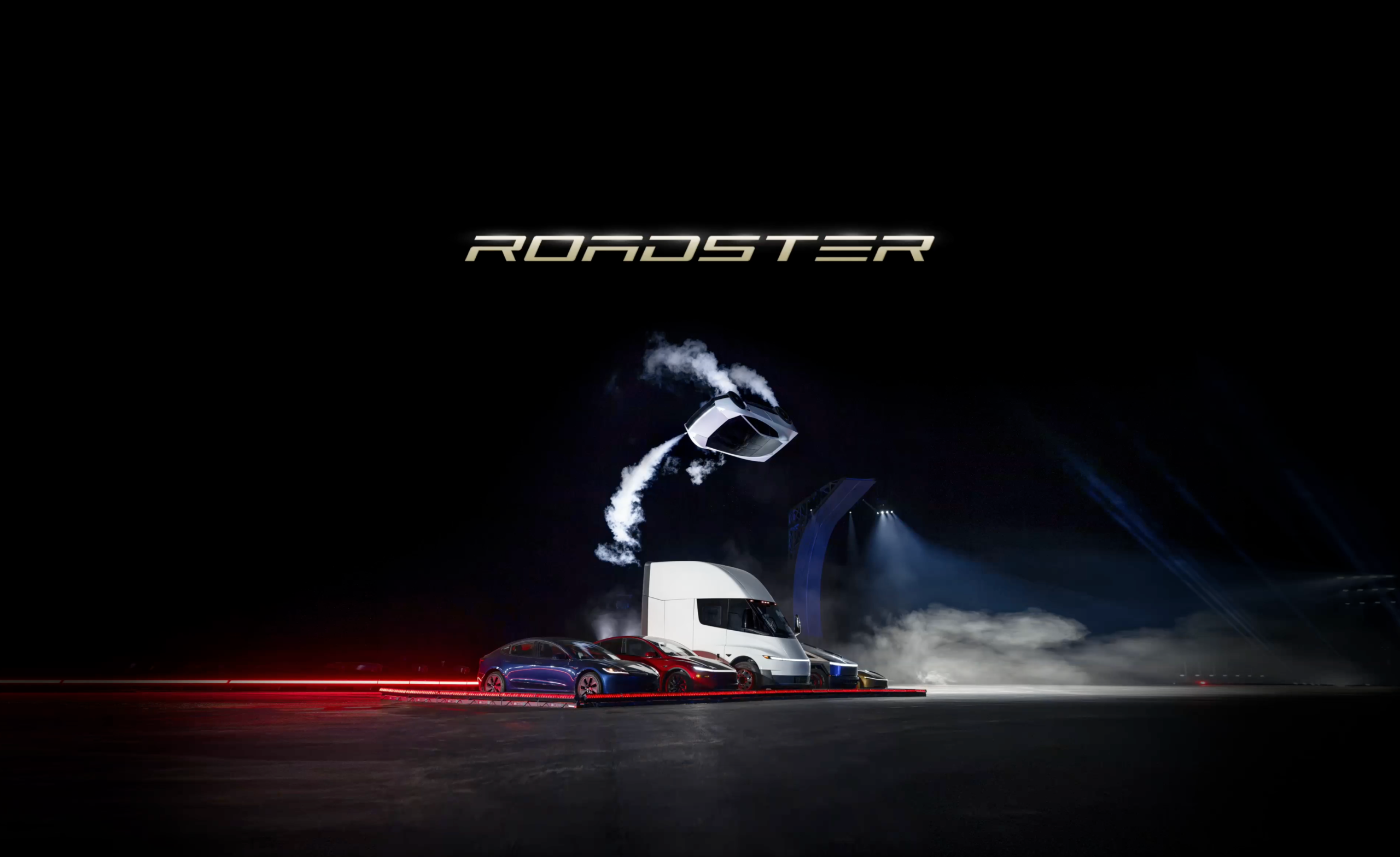 Revealed! New Tesla Roadster Takes Flight with SpaceX Thrusters
